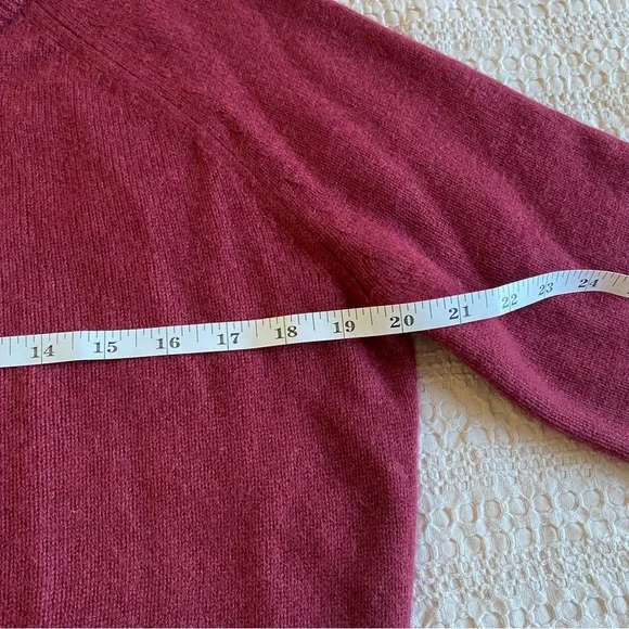 NWT Aritzia Wilfred London Wool Cashmere Cardigan Cordovan Red Small Sweater - Picture 9 of 15